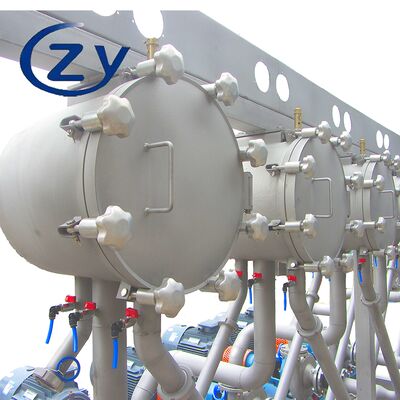 लगातार स्टार्च अशुद्धता हटाने के लिए कॉम्पैक्ट मल्टीसाइक्लोन क्लस्टर