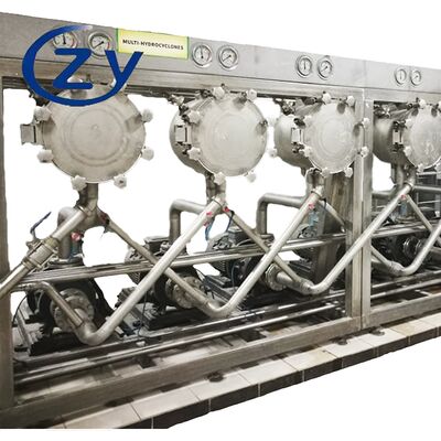 अनुकूलन योग्य स्टार्च मल्टीसाइक्लोन अनुकूलित कंद फसल पृथक्करण के साथ