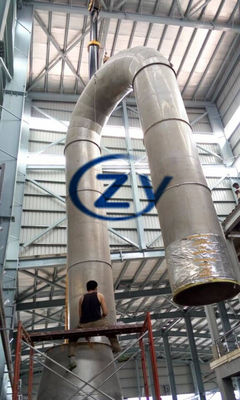 आलू स्टार्च प्रक्रिया मशीन गर्म हवा ड्रायर चीन में फ्लैश ड्रायर