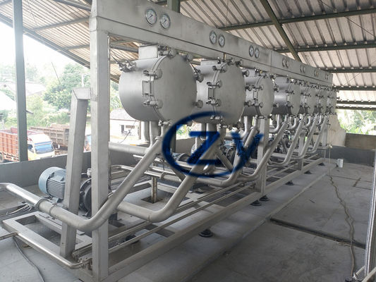 37kw 15t / H SS कसावा स्टार्च बनाने की मशीन की कमी