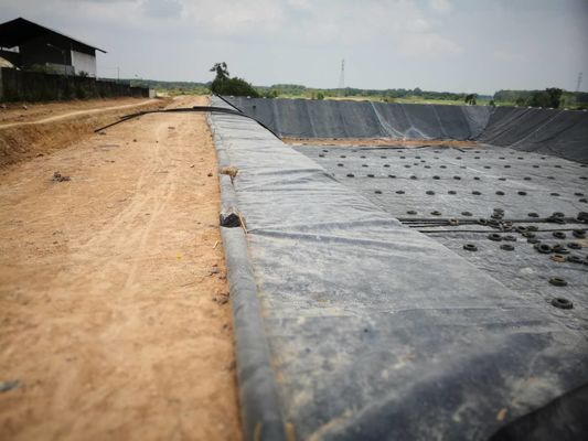 एंटी लीकेज 2 मिमी एचडीपीई जियोमेम्ब्रेन बांध जलाशय कृषि तालाब लाइनर Line