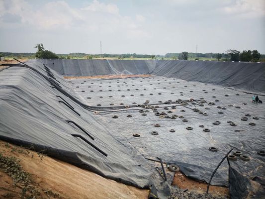 एंटी लीकेज 2 मिमी एचडीपीई जियोमेम्ब्रेन बांध जलाशय कृषि तालाब लाइनर Line
