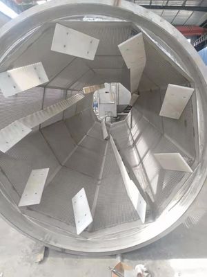 बड़ी हैंडलिंग क्षमता कसावा ड्रम रोटरी वॉशिंग मशीन SS304 सामग्री: