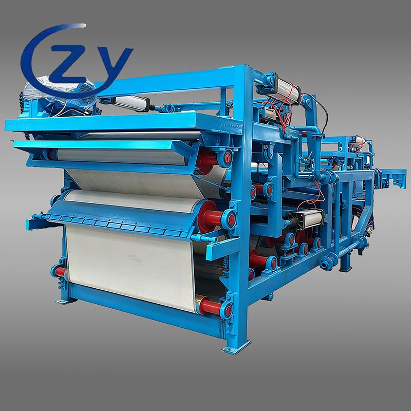 बेल्ट सॉलिड-लिक्विड सेपरेशन डिवाटरिंग मशीन ट्यूबर स्टार्च प्रोसेसिंग और इंडस्ट्रियल सीवेज स्लाड ट्रीटमेंट के लिए