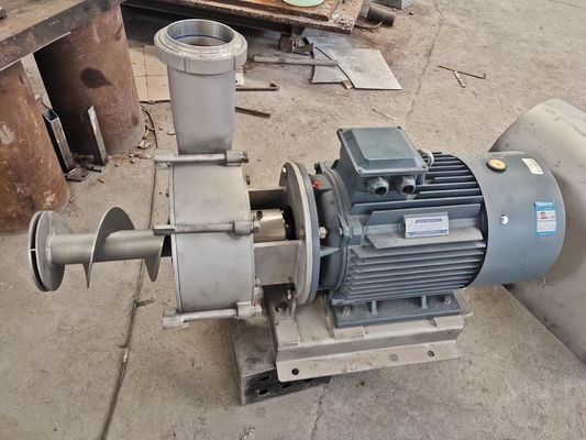 परिवहन कसावा Sluryy फाइबर के लिए 15kw लघु पेंच प्रेस पंप
