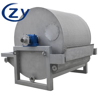 आलू के आधार पर स्टार्च निर्जलीकरण रोटरी ड्रम वैक्यूम फिल्टर आलू स्टार्च विनिर्माण संयंत्रों के लिए एकीकृत ड्राइव मोटर के साथ