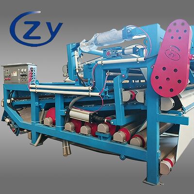 ऊर्जा-बचत बेल्ट ठोस-तरल पृथक्करण निर्जलीकरण मशीन निरंतर संचालन के लिए 4 टन/घंटा फाइबर क्षमता के साथ