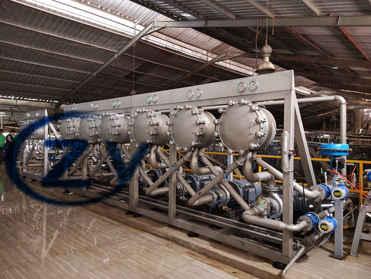 डबल हेड स्टार्च रिफाइनिंग मशीनरी हैंडलिंग क्षमता 20t / H कसावा 45kw