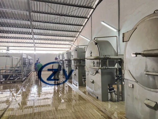 380V 50 हर्ट्ज 45kw एसएस कसावा स्टार्च प्रसंस्करण मशीन