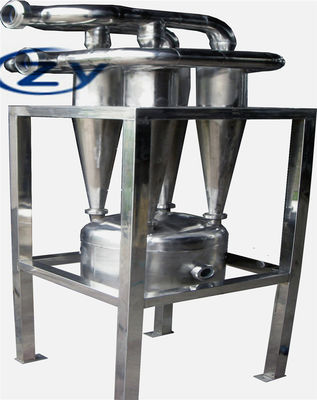स्टार्च उत्पादन आसान स्थापना के लिए 15t / H 120m3 / H डेसेंडर डिसिल्टर