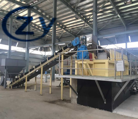पानी कसावा छीलने वाली सब्जी वॉशिंग मशीन 18.5kw रोटरी ड्रम प्रकार
